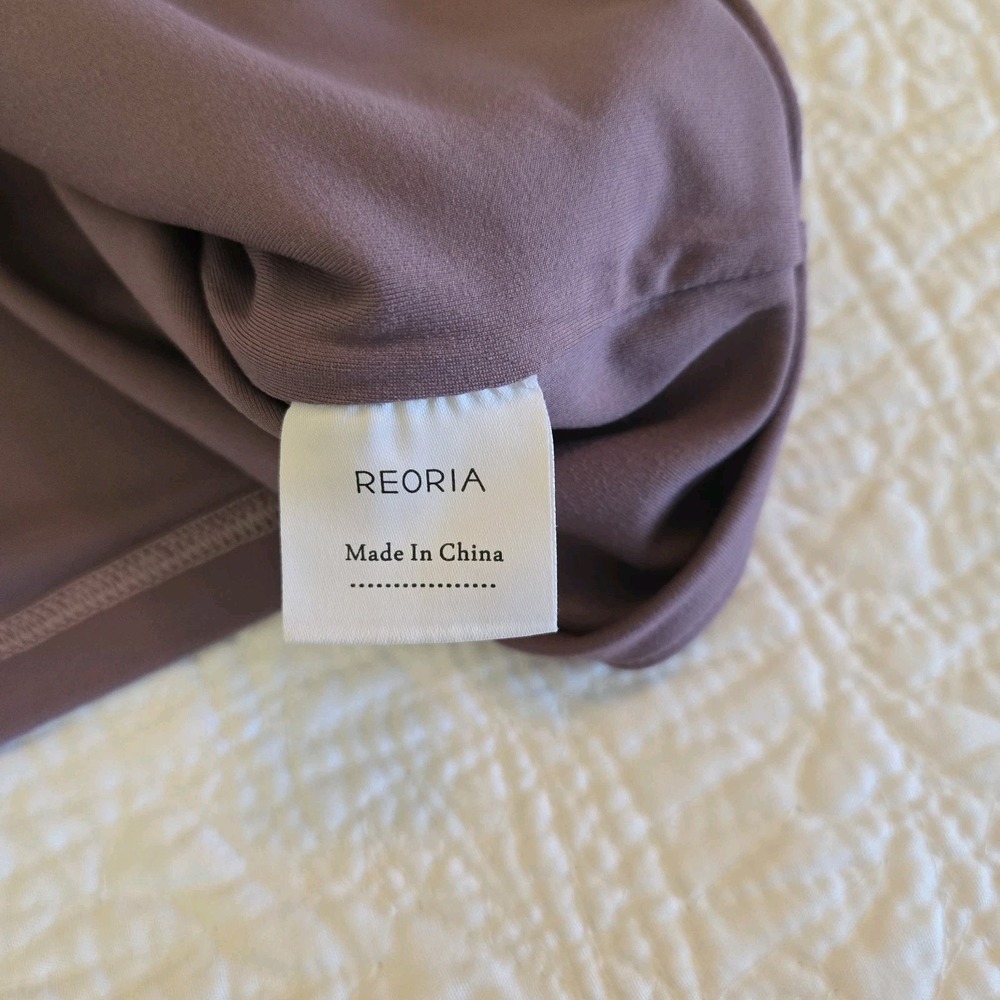 REORIA Sleeveless High Neck Double Lined Casual Basic Tank Plum XL - Picture 6 of 10